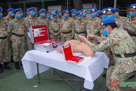 Additional training for level-2 field hospital No.4 opens