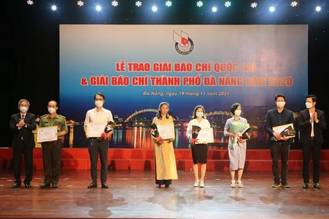  VNA’s journalists win prizes in Da Nang Press Awards 2020