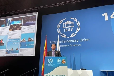 Vietnamese delegation attends 143rd IPU Assembly, related meetings 