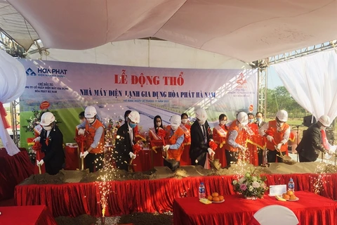 Hoa Phat starts construction of home appliance production plant in Ha Nam