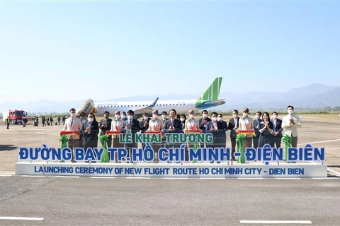 Bamboo Airline operates first direct flight connecting Dien Bien, HCM City