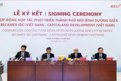 Becamex IDC, CapitaLand ink deal on Binh Duong New City