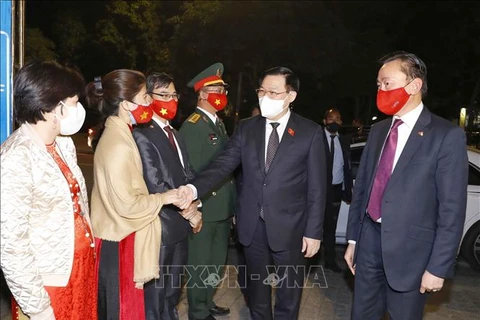 NA Chairman meets Vietnamese community in India