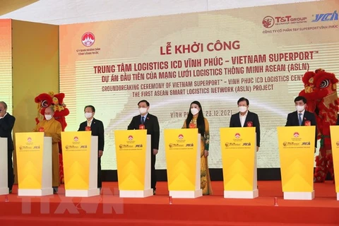 Construction of 3.8 trillion VND logistics centre kicks off in Vinh Phuc