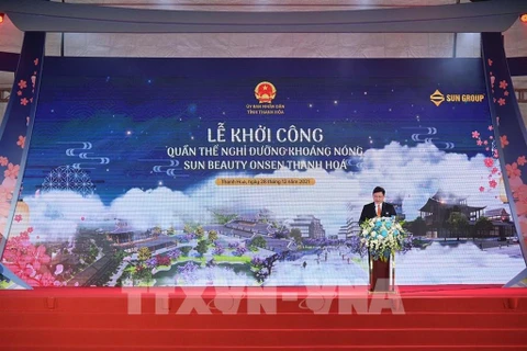 Construction on onsen resort complex begins in Thanh Hoa