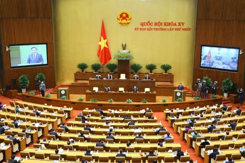 15th National Assembly's first extraordinary session opens