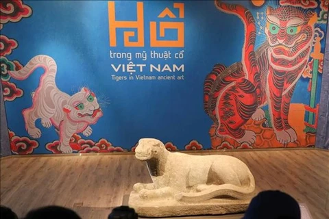 Exhibition features tigers in Vietnam’s ancient art