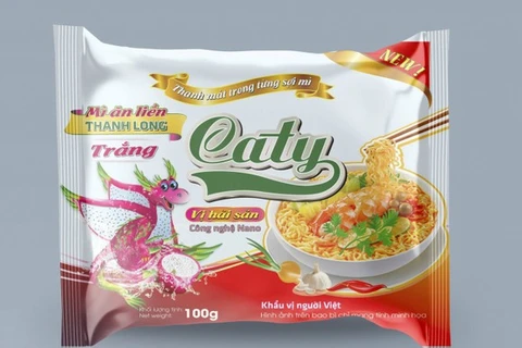 First instant noodle product made from dragon fruit produced