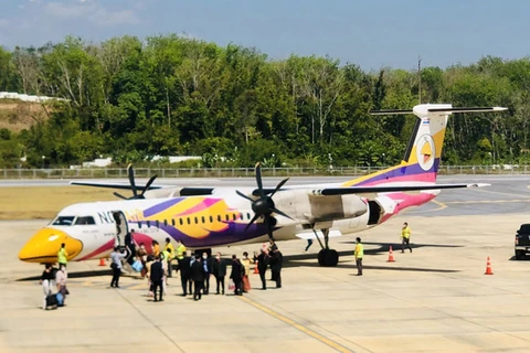 First charter flight lands at Thailand's Betong Airport