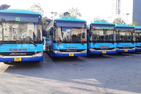 Most bus services in Hanoi operate at full capacity from February 8