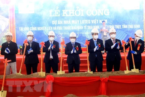 Construction of large-scale projects kicks off in Thai Binh