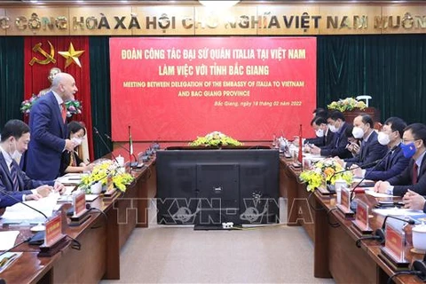 Bac Giang keen on cooperating with Italia in agricultural production, processing