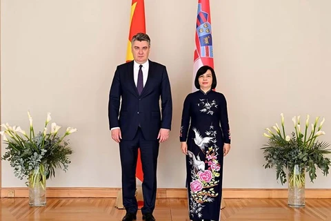 Vietnamese Ambassador presents credentials to Croatian President