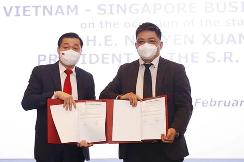 Vietnamese, Singaporean firms sign cooperation deals worth nearly 11 billion USD 