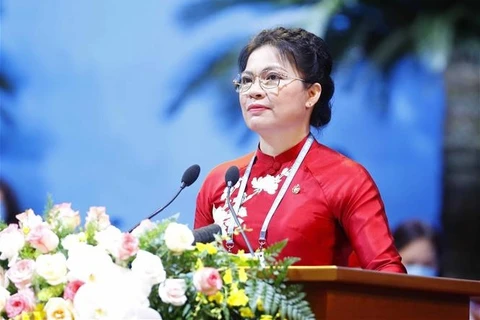 Ha Thi Nga re-elected as women’s union leader
