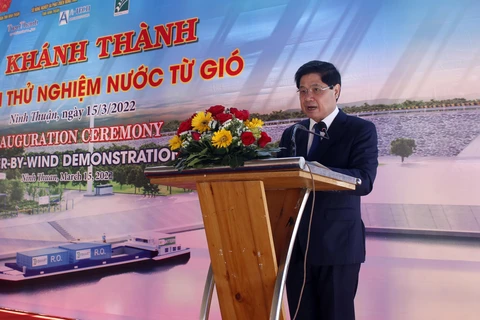 Water-by-wind demonstration model unveiled in Ninh Thuan
