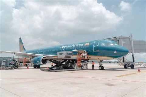 Vietnam Airlines flight carries first foreign tourists after Vietnam fully reopens border