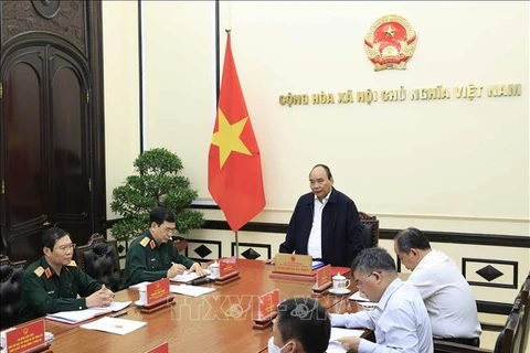 President chairs meeting on review of Party resolution on national protection strategy