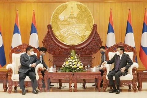 Vietnamese official pays courtesy visits to Lao leaders 