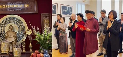Embassy in France commemorates death anniversary of Hung Kings