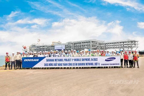 Nine "Made in Vietnam" modules delivered to Malaysia’s Sarawak Refinery