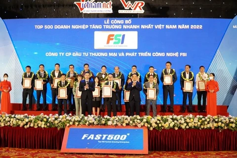 Vietnam’s 500 fastest-growing companies honoured 
