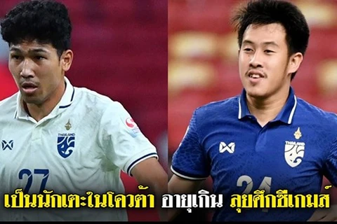 Thailand announces three over-23-year-old footballers for SEA Games 31