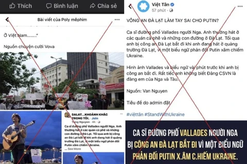 Information saying Russian singer arrested in Da Lat for protesting war in Ukraine is fake news