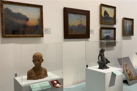 Exiled Vietnamese emperor’s art works exhibited in France