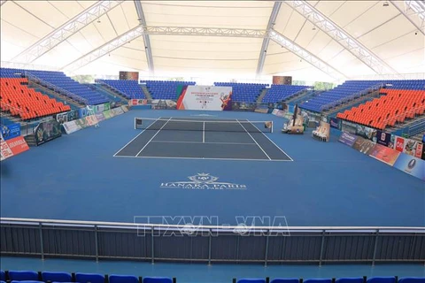 Ideal facilities prepared for tennis competitions at SEA Games 31 