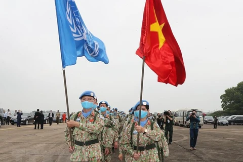 Vietnam's Engineering Unit conducts field reconnaissance in Abyei