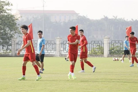 U23 Vietnam has private training session prior to match with Myanmar