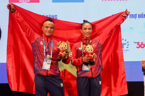 Five bodybuilding gold medals for Vietnam at SEA Games 31