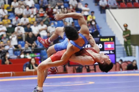 SEA Games 31: wrestling brings six gold medals for Vietnam on first competition day 