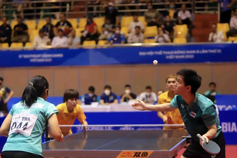 SEA Games 31: Singapore, Thailand qualify for semi-finals of table tennis’ mixed doubles