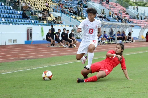 Myanmar’s women football team awarded 100,000 USD