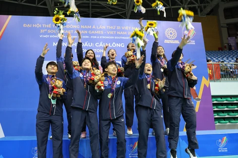SEA Games 31: Thailand wins gold medal in women's team badminton 