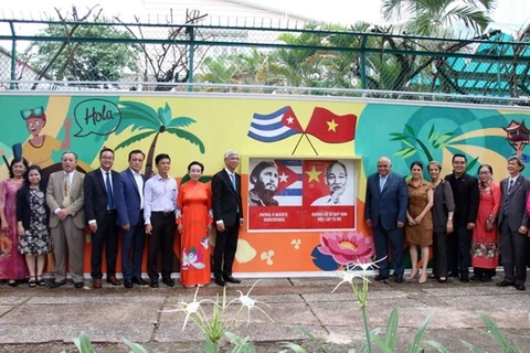 Mural reflecting Vietnam-Cuba relations unveiled in Ho Chi Minh City