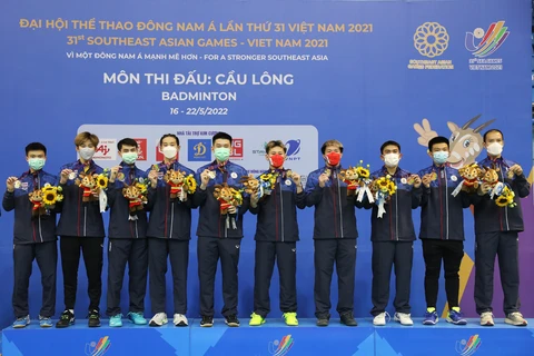 Thailand triumph in men’s badminton team of SEA Games 31