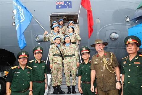 2nd detachment of Level-2 Field Hospital No. 4 leave for UN peacekeeping missions