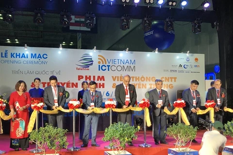Int’l exhibitions on telecom, electronic products and film begin in HCM City