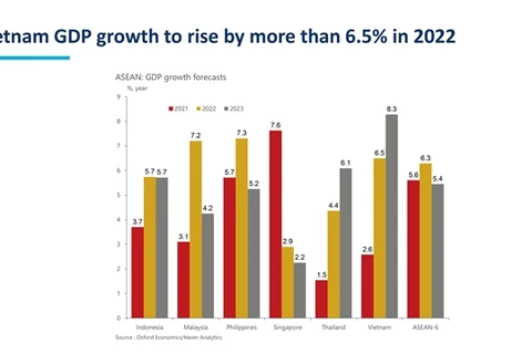 Vietnam’s growth to rise by 6.5% in 2022: ICAEW