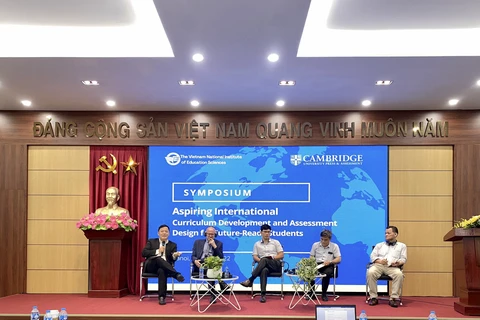 A conference titled ‘Inspiring international – Curriculum development and assessment design for future-ready students’ takes place in Hanoi on June 24. (Photo courtesy of VNIES)