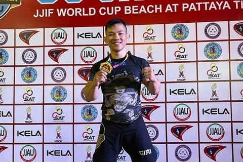 Vietnamese jujitsu fighters win four golds at 'beach world cup'