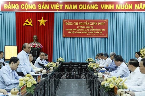 Trade, services and tourism should be spearhead sectors of Ben Tre: President
