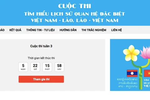 Over 94,000 people compete in online quiz on Vietnam-Laos relations