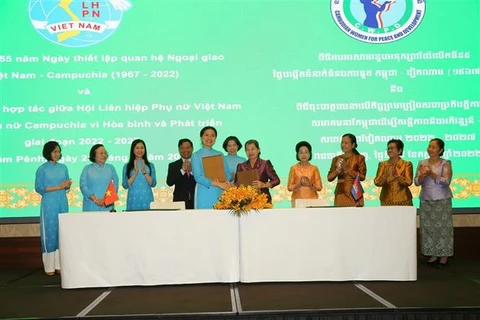 Women’s associations of Vietnam, Cambodia foster cooperation