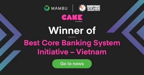 Vietnam’s Cake wins Asian Banking & Finance Award for Best Core Banking System Initiative
