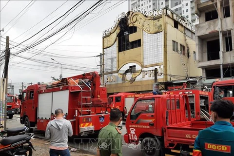 President extends condolences to families of karaoke parlor fire victims