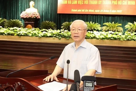 Party leader asks HCM City to further promote its role as biggest development driver